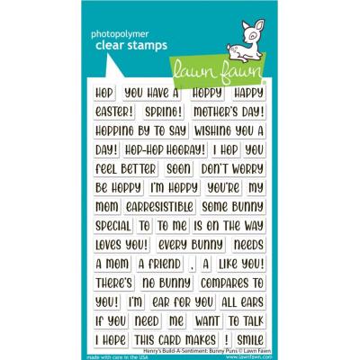 Lawn Fawn Stempel - Henry's Build-a-Sentiment: Bunny Puns